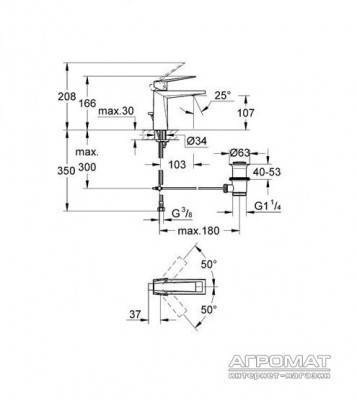 Будкрам купити Allure Brilliant Змішувач д/раковини Allure Brilliant Змішувач д/раковини 3