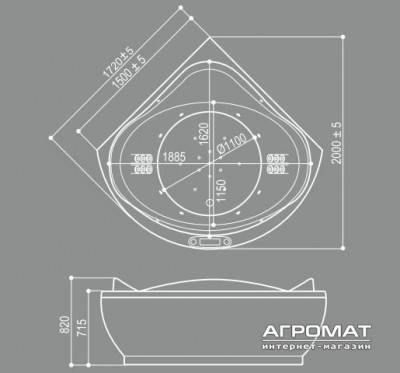 Будкрам купить Illusion Digital Ванна г/м 170 с панелью Illusion Digital Ванна г/м 170 с панелью 2