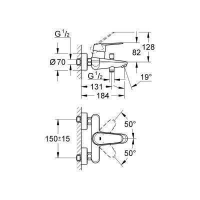 Будкрам купить Eurodisc Cosmopolitan Смеситель для ванны Eurodisc Cosmopolitan Смеситель для ванны 2