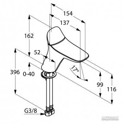 Будкрам купити Ambienta Змішувач д/раковини Ambienta Змішувач д/раковини 2