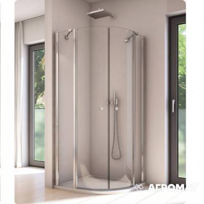 Будкрам купити Solino Душова кабіна  1/4 кр.,хром/прозоре скло, (2уп)