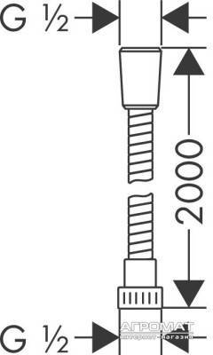 Будкрам купити Metaflex Душовий шланг-2м Metaflex Душовий шланг-2м 2