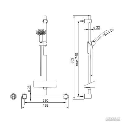 Будкрам купить OPTIMA Душевой набор OPTIMA Душевой набор 2