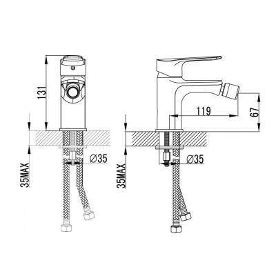 Будкрам купить TOPIC Смеситель для биде TOPIC Смеситель для биде 2