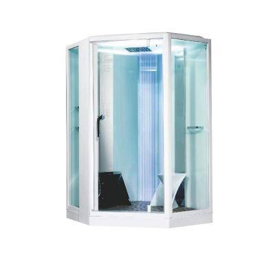 Будкрам купити SOUL Бокс паровий 1300х1300х2200 мм, білий (7 уп), універс., двері праві, 2 сидіння