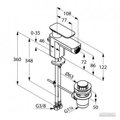 Будкрам купить E2 Смеситель для биде E2 Смеситель для биде 2