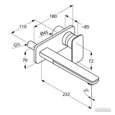 Будкрам купити E2 Зовнішня частина змішувача д/раковини E2 Зовнішня частина змішувача д/раковини 3