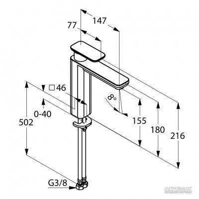 Будкрам купити E2 155 Змішувач д/раковини E2 155 Змішувач д/раковини 3