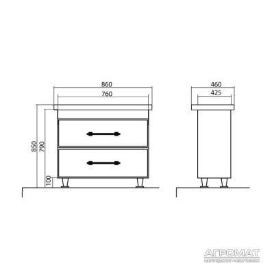 Будкрам купити 12366 ІМПЕРІАЛ Тумба з раковиною-85 "Порто", венге 12366 ІМПЕРІАЛ Тумба з раковиною-85 "Порто", венге 2