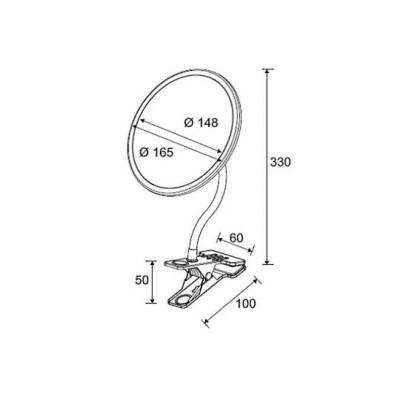 Будкрам купити Iris Косметичне дзеркало, 5-ти кратне збільшення Iris Косметичне дзеркало, 5-ти кратне збільшення 2
