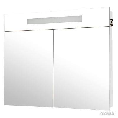 Будкрам купити НІКА Дзеркальна шафка-95, з підсв., біла