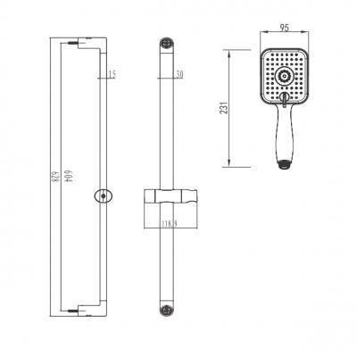 Будкрам купить TYROL Душевой набор TYROL Душевой набор 2