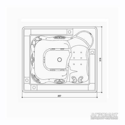 Будкрам купить Santorini Pro Минибассейн крыша (2 уп), white Santorini Pro Минибассейн крыша (2 уп), white 2