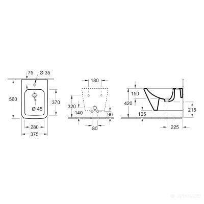 Будкрам купити FINION Біде підвісне FINION Біде підвісне 2