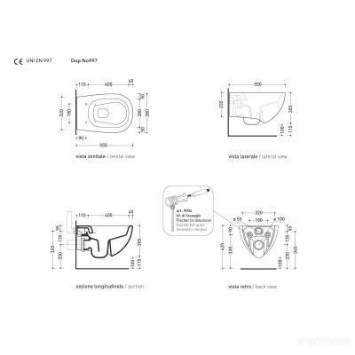 Будкрам купить Унитаз подвесной GoClean крышка Soft Close, white  Унитаз подвесной GoClean крышка Soft Close, white  2