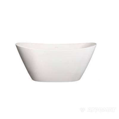 Будкрам купити AMORE Silkstone Ванна з SILKSTONE зі зливом/переливом click-clack 160*85, білий