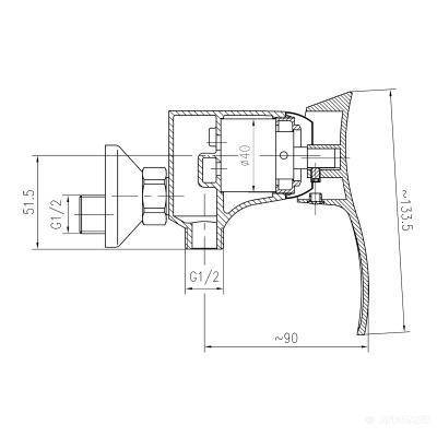Будкрам купити Loretta Змішувач д/душу Loretta Змішувач д/душу 2