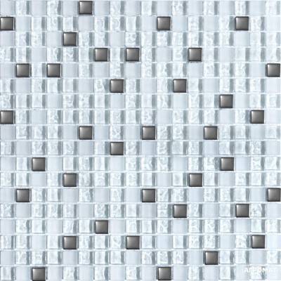 Будкрам купить Мозаика микс металлик платина