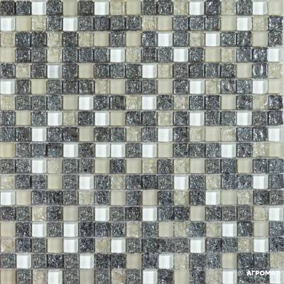 Будкрам купить Мозаика микс платина колотый-белый-охра