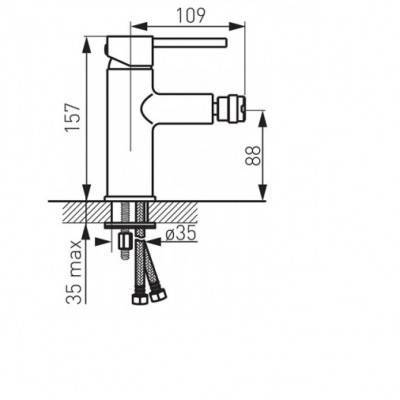 Будкрам купити Fiesta Змішувач д/біде Fiesta Змішувач д/біде 2