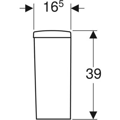 Будкрам купити Selnova Square Бачок прямокутний 6/3 л, підвід води знизу, білий глянець Selnova Square Бачок прямокутний 6/3 л, підвід води знизу, білий глянець 5