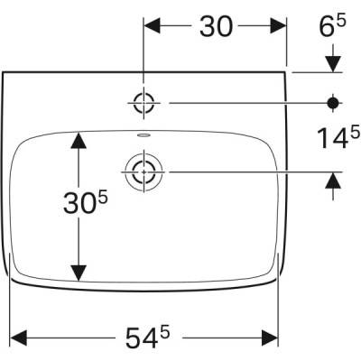 Будкрам купити Selnova Square Раковина 60см, прямокутний, з 1 отв.під змішувач та переливом, колір білий глянець Selnova Square Раковина 60см, прямокутний, з 1 отв.під змішувач та переливом, колір білий глянець 3