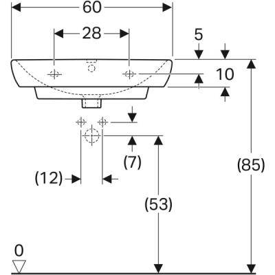 Будкрам купити Selnova Square Раковина 60см, прямокутний, з 1 отв.під змішувач та переливом, колір білий глянець Selnova Square Раковина 60см, прямокутний, з 1 отв.під змішувач та переливом, колір білий глянець 4
