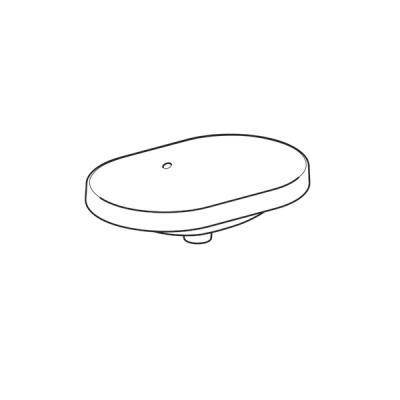 Будкрам купити VariForm Умивальник еліптичний, 60х40см, що вбуд.в стільницю, без отв. під змішувач, з переливом, глазурований знизу,  білий глянець VariForm Умивальник еліптичний, 60х40см, що вбуд.в стільницю, без отв. під змішувач, з переливом, глазурований знизу,  білий глянець 2