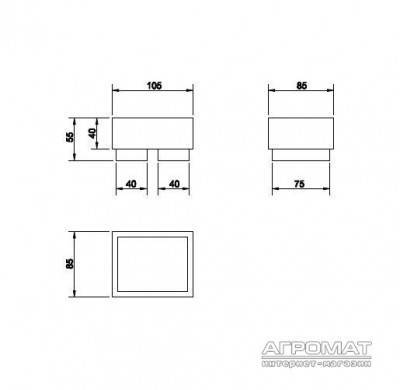 Будкрам купить Rettangolo Мыльница Rettangolo Мыльница 2