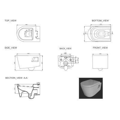 Будкрам купить GRAND Унитаз подвесной тонкая легкоз'ємна крышка soft close (2уп) GRAND Унитаз подвесной тонкая легкоз'ємна крышка soft close (2уп) 2