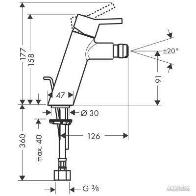 Будкрам купити Talis S2 Змішувач д/біде Talis S2 Змішувач д/біде 2