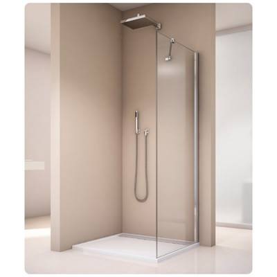 Будкрам купити Annea бічна стінка, хром/прозоре скло Annea бічна стінка, хром/прозоре скло 2