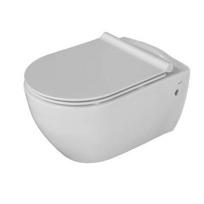 Будкрам купити CITY Унітаз-біде підвісний безобідковий з кришкою Bella Soft-Close