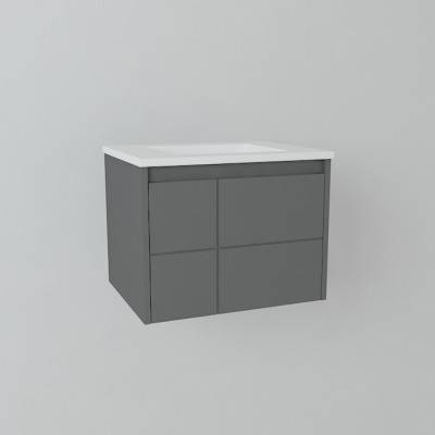 Будкрам купить LAGUNA Тумба 60 с раковиной, антрацит