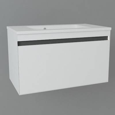 Будкрам купить UP Тумба 60 с раковиной, белый