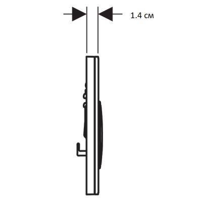 Будкрам купити Sigma21  Клавіша змиву, подвійний змив, скло колір пісок Sigma21  Клавіша змиву, подвійний змив, скло колір пісок 4