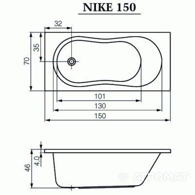 Будкрам купить NIKE Ванна 150x70 PW04(PW01,PW011) NIKE Ванна 150x70 PW04(PW01,PW011) 2