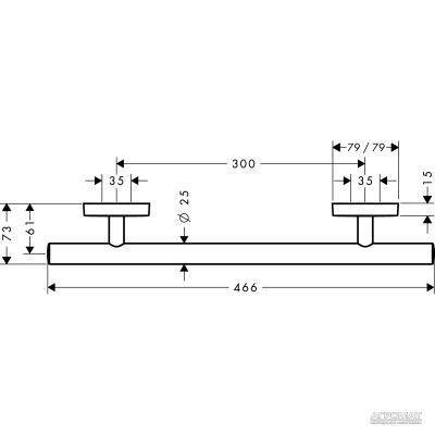 Будкрам купити PuraVida Тримач рушників-30 PuraVida Тримач рушників-30 2