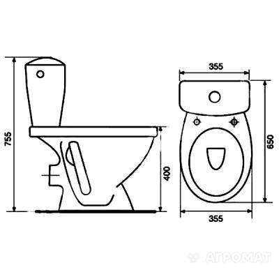 Будкрам купить KORAL 40 K011 3/6л Компакт крышка полипропиленовая KORAL 40 K011 3/6л Компакт крышка полипропиленовая 2