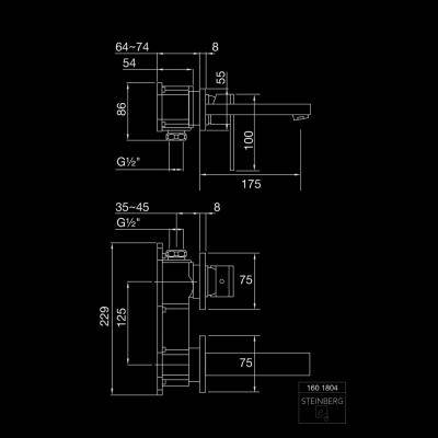 Будкрам купить Внешняя часть смесителя для раковины Внешняя часть смесителя для раковины 2