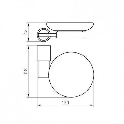 Будкрам купити MATTEO Мильниця MATTEO Мильниця 2
