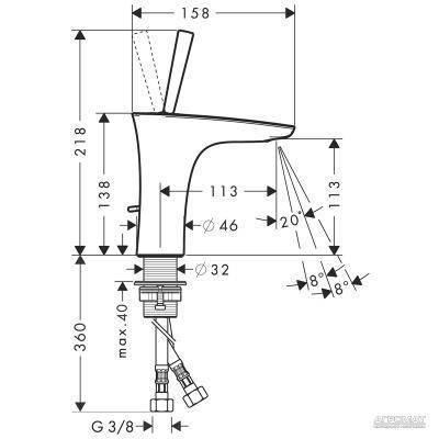 Будкрам купить PuraVida 4590 Смеситель для раковины PuraVida 4590 Смеситель для раковины 2