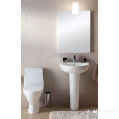 Будкрам купити RUNA Унітаз-компакт, гориз. вип., з  дюропл. сидінням та арм.дворежимною RUNA Унітаз-компакт, гориз. вип., з  дюропл. сидінням та арм.дворежимною 2