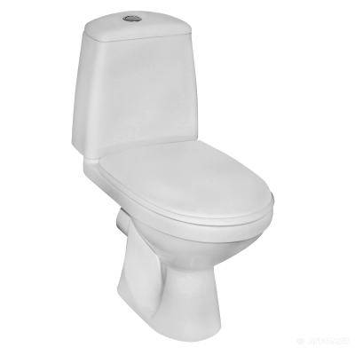 Будкрам купити SOLO Унітаз-компакт підлоговий г/в, в комплекті з сидінням та дворежимною арматурою, н/п