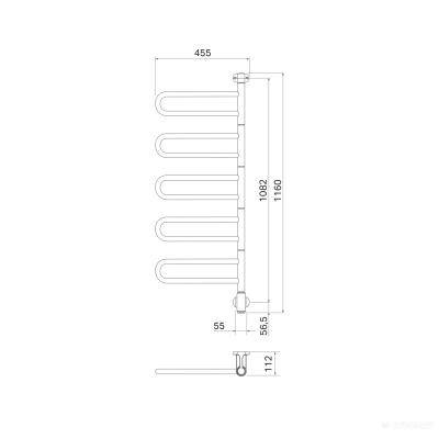 Будкрам купить Flex U 5/450 электрический полотенцесушитель , хром Flex U 5/450 электрический полотенцесушитель , хром 2