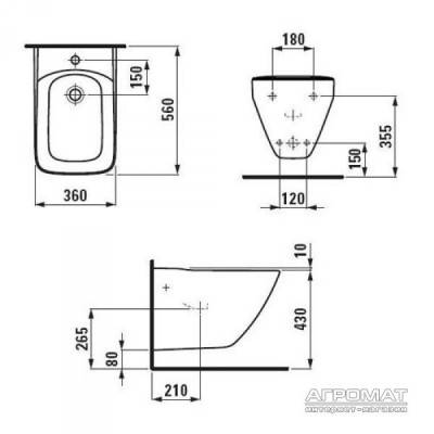 Будкрам купить Palace Биде подвесное Palace Биде подвесное 4