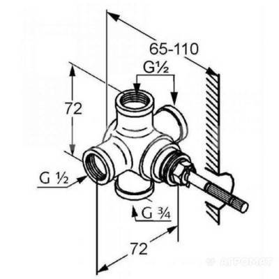 Будкрам купити Kludi Внутрішня частина перемикача Kludi Внутрішня частина перемикача 2