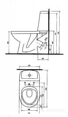 Будкрам купити SOLO Унітаз-компакт підлоговий к/в, в комплекті з сидінням та дворежимною арматурою, н/п (білий) SOLO Унітаз-компакт підлоговий к/в, в комплекті з сидінням та дворежимною арматурою, н/п (білий) 2