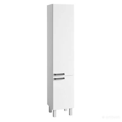 Будкрам купить Freja Шкаф боковая высокая, белый глянец