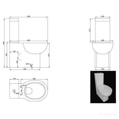 Будкрам купить SHAPE Компакт кришка soft close (3уп) SHAPE Компакт кришка soft close (3уп) 2